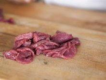 Slices of beef